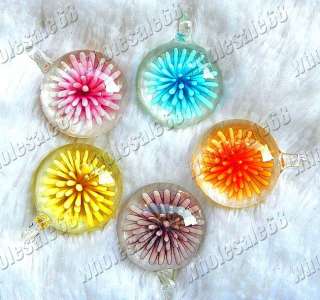 Wholesale 15ps Charm crystal Round murano glass Pendant  