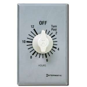  Intermatic FF12HHC 12 Hour Spring Loaded Wall Timer 