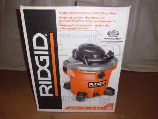 RIDGID 12 GALLON 5 HP WET/DRY VAC MODEL WD1270  