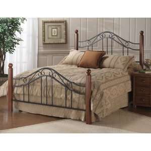  Twin Madison Duo Metal Bed by Hillsdale   Textured Black 