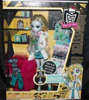 New Monster High Lagoona Blue Mad Science Doll 746775039929  