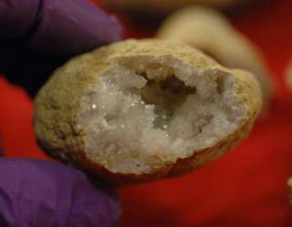 LOT OF THREE CALCITE CRYSTAL GEODE FROM MOROCCO  