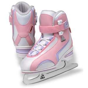 Jackson ST2221 Softec Classic Pink & Lilac Youth Figure Ice Skates 