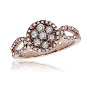  Effy Jewelers Effy 14K Rose Gold Diamond Ring, .61 Tcw. Jewelry