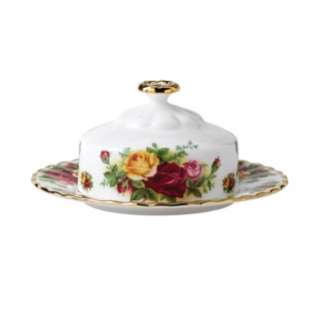 Royal Albert Old Country Roses Muffin / Covered Butter Brand New