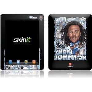   Caricature   Chris Johnson Vinyl Skin for Apple iPad 1 Electronics