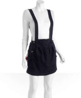 Sass & Bide indigo denim overall high waisted skirt   up to 70 
