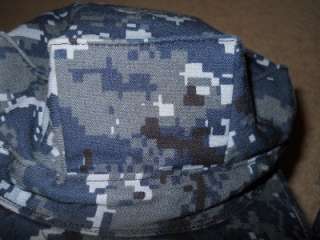Navy NWU Digital Camouflage Garrison Cover Cap Hat  