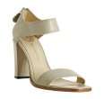 modern vintage sand leather karina back zip sandals