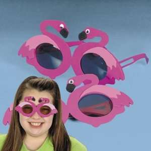   Lot of 12 Pink Flamingo Sunglasses Luau Party Favors