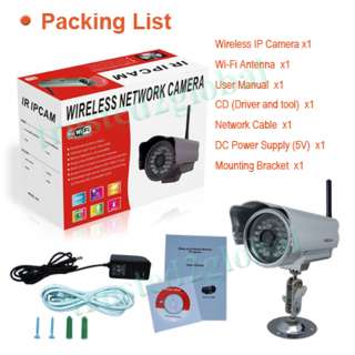 NETWORK WATERPROOF WIRELESS WiFi IP CAMERA WEBCAM CCTV  