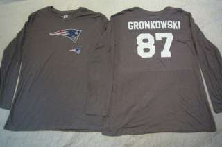   Licensed NFL Apparel Patriots ROB GRONKOWSKI Football Jersey Shirt