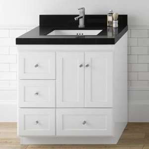 Ronbow Modular Collection Shaker Bathroom Vanity 30 Inch 081930 3R W01