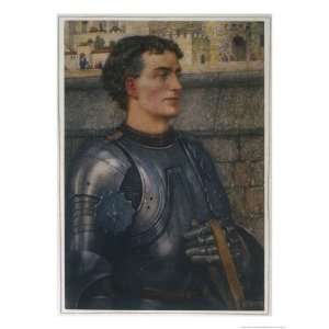  Sir Lancelot Goes to Guinevere as Ambassador Giclee Poster 