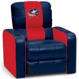  NHL Columbus Blue Jackets NHL Leather Recliner