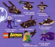 2008 LEGO BATMAN MINIFIGURES SET OF 8 EXCLUSIVE VIDEO GAME CHARACTER 