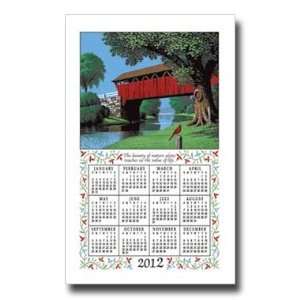  2012 Country Bridge Calendar Towel