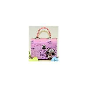  Littlest Pet Shop Kitty Tin Purse Pink 