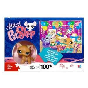   Littlest Pet Shop 100 Piece Puzzle with Abby Cat Figure Toys & Games