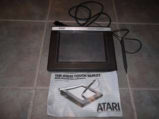 ATARI TOUCH TABLET WITH MANUAL & CARTRIDGE  
