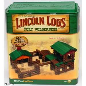  The Orihinal Lincoln Logs Fort Wilderness 206 Piece 
