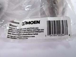Moen Mason Towel Bar / Paper Holder Posts Satin Nickel  