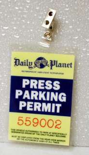 Smallville Parking Permit Daily Planet Press Parking  