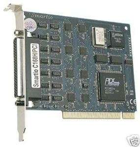 MOXA C168H/PCI 8 PORT RS 232 HIGH SPEED SERIAL CARD NEW  