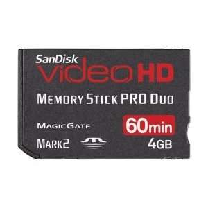  4GB Video HD Memory Stick PRO Duo Electronics