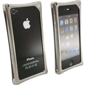  Wicked Metal Jacket Platinum Alloy Case For iPhone 4 