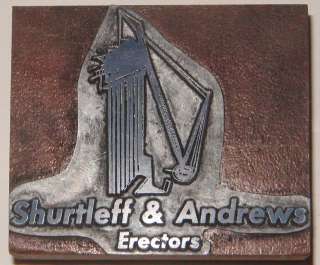 Shurtleff & Andrews Erectors Printers Block 7335  