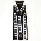 New Mens keyboard clip on Unisex suspenders womens braces BD873