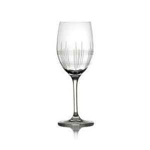  Mikasa 5065733 Mod Plaid Wine Glass   11.5 Ounce Kitchen 