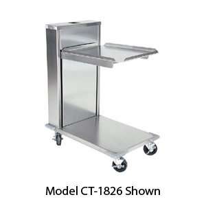 Delfield CT 2020 Mobile Cantilevered Tray Dispenser for 20 x 21 Food 