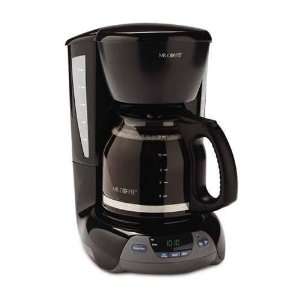 Mr. Coffee  MRX33 12 Cup Programmable Coffee Maker   Black  