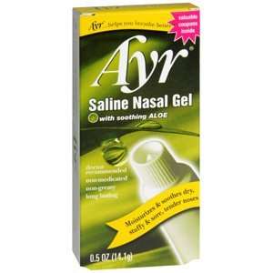  Ayr Saline Nasal Gel w/ Soothing Aloe Health & Personal 