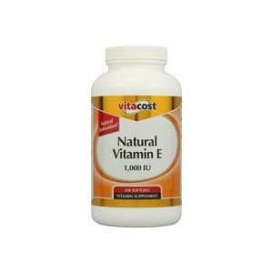 Vitacost Natural Vitamin E    1000 IU   250 Softgels 