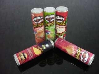 Set of 5 Pringles Packets Dollhouse Miniatures Food Snacks 2  