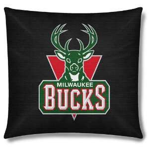 Milwaukee Bucks NBA Team Toss Pillow (18 x18 ) Sports 