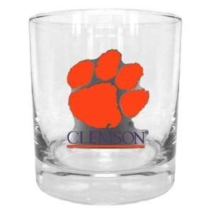  Clemson Tigers NCAA Double Rocks Glass
