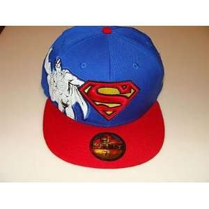  Superman New Era Cap Hat Fitted 7 1/4 Reflectique 2 Logo 