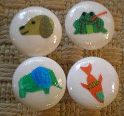 Drawer Knobs Pull madew Pottery Barn Kids A to Z Alpha  