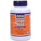 NOW Foods GINGER ROOT 550 mg   Digestive Support   100 Capsules 
