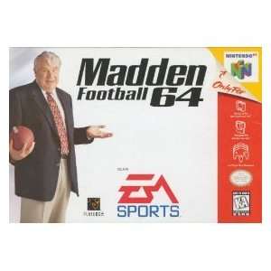  Madden Football 64 Video Games