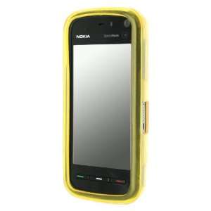   Yellow Hydro Gel Case for Nokia 5800 XpressMusic Electronics