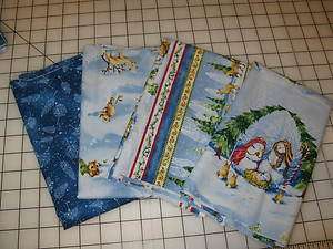 Fat Quarters   OSnowy Night by Red Rooster, Snowy Family  
