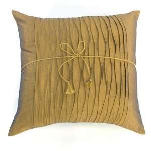 EXP Handmade Deluxe Cushion Cover / Pillow Sham In Silky Golden Brown 