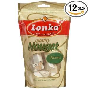Lonka Quality Nougat Almond, 5.29 Ounce Bag (Pack of 12)  