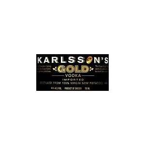    Karlssons Gold Potato Vodka 80 750ML Grocery & Gourmet Food