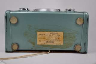 Vintage Crosley Metallic Green Dashboard Table Top Radio Model 10 140 